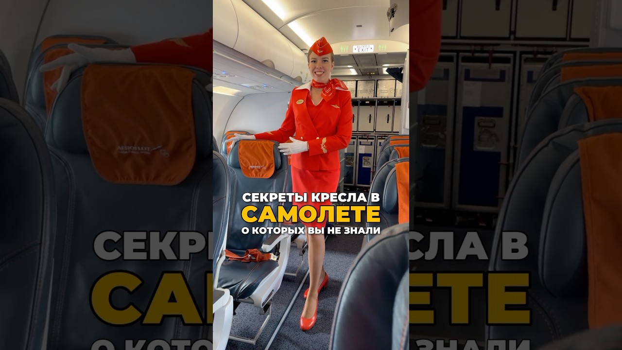 Секреты кресла в самолете, о которых вы не знали 🤫 #aviation #travel #flightattendant