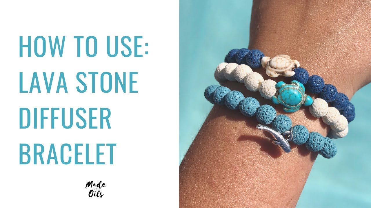 How to use a Lava Stone Diffuser Bracelet