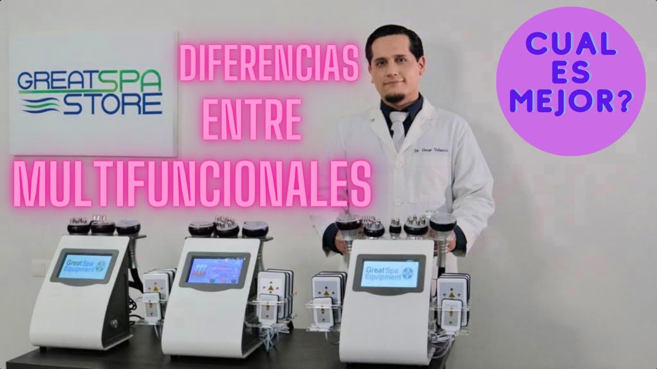 Diferencias entre equipos multifuncionales de Lipolaser 9 en 1, Lipolaser 6 en 1 y Cavitador 5 en 1