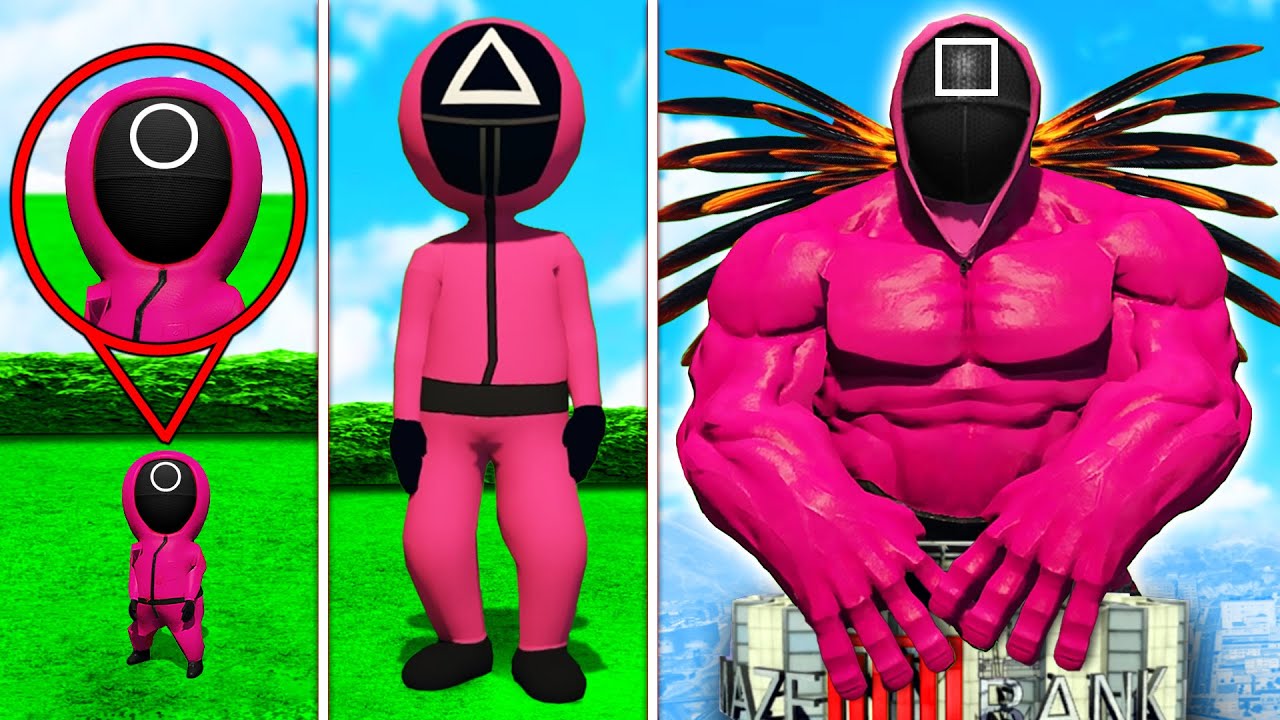 GTA 5 - SQUID GAME WÄCHTER zu SQUID GAME GOTT upgraden!!⭕🔺🟥