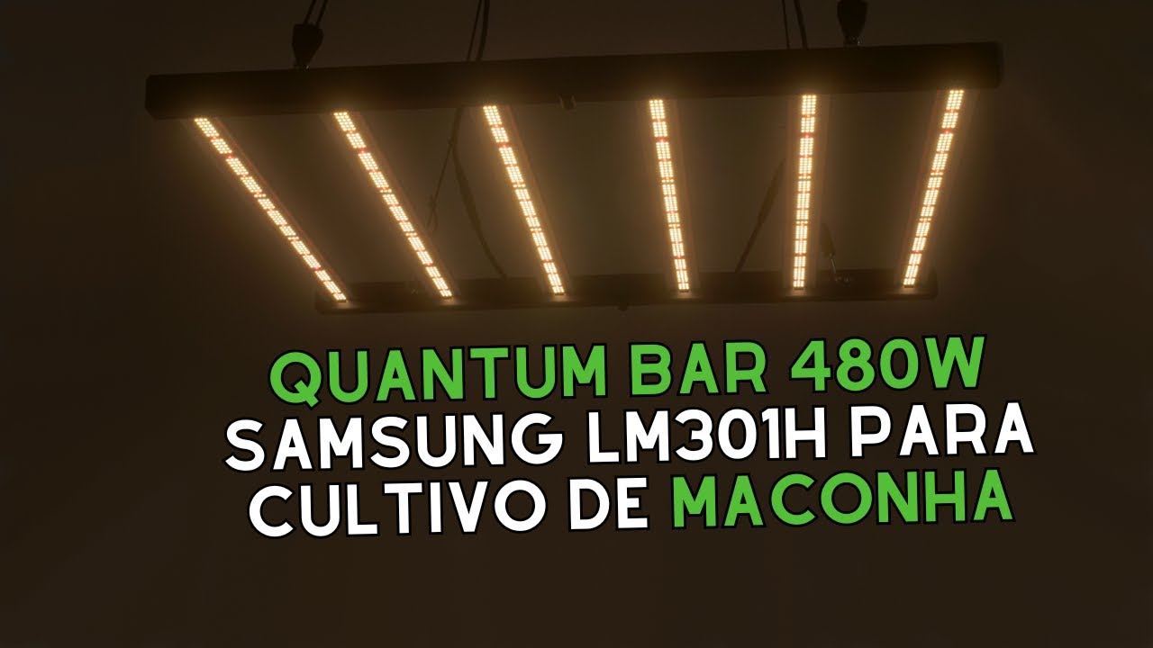 Unboxing Painel de LED Quantum Bar 480W LM301H