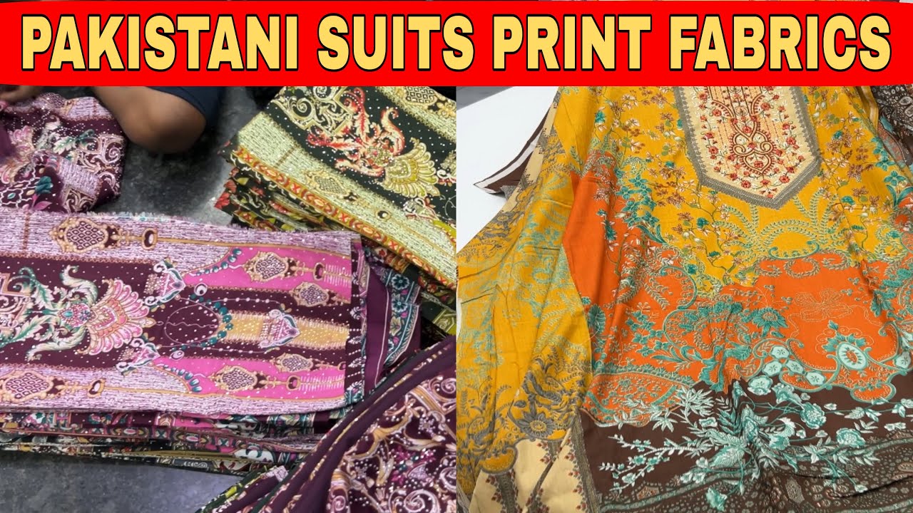 Latest Pakistani Suits & Fabrics Collection 2025 | Designer & Luxury Wear