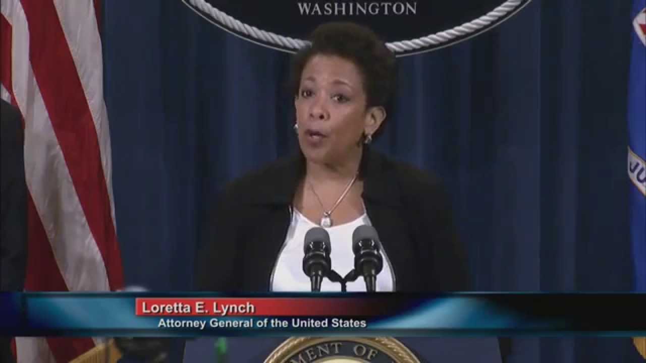 Attorney General Lynch Announces Five Major Banks Agree to Parent-Level Guilty Pleas