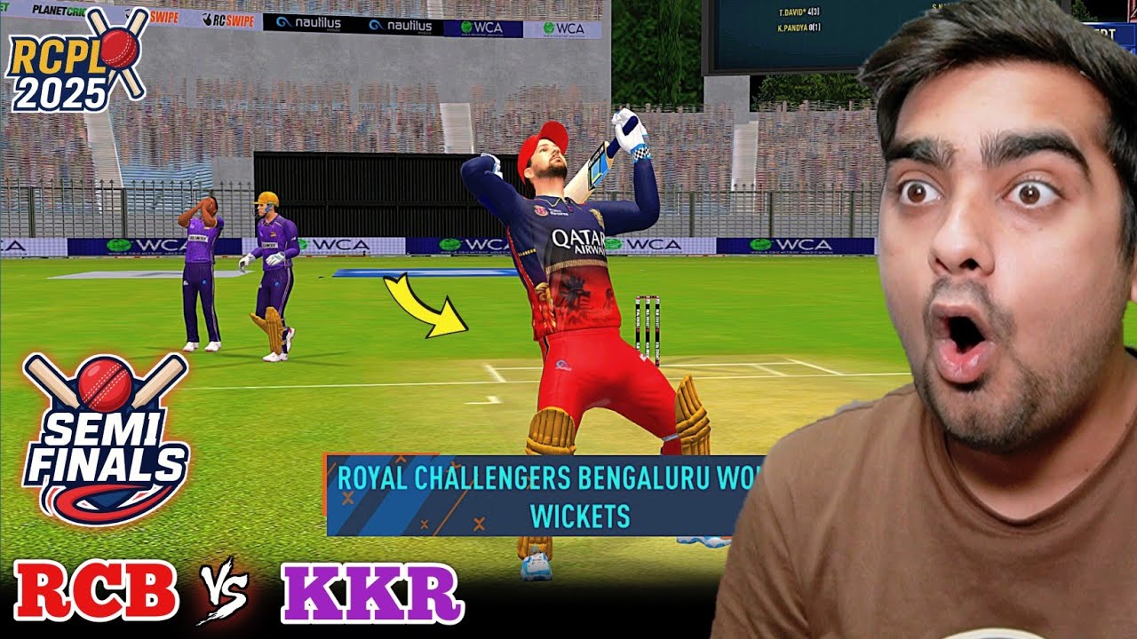 Semi-Final! RCB Vs KKR RCPL 2025 RC24 (Expert Mode)