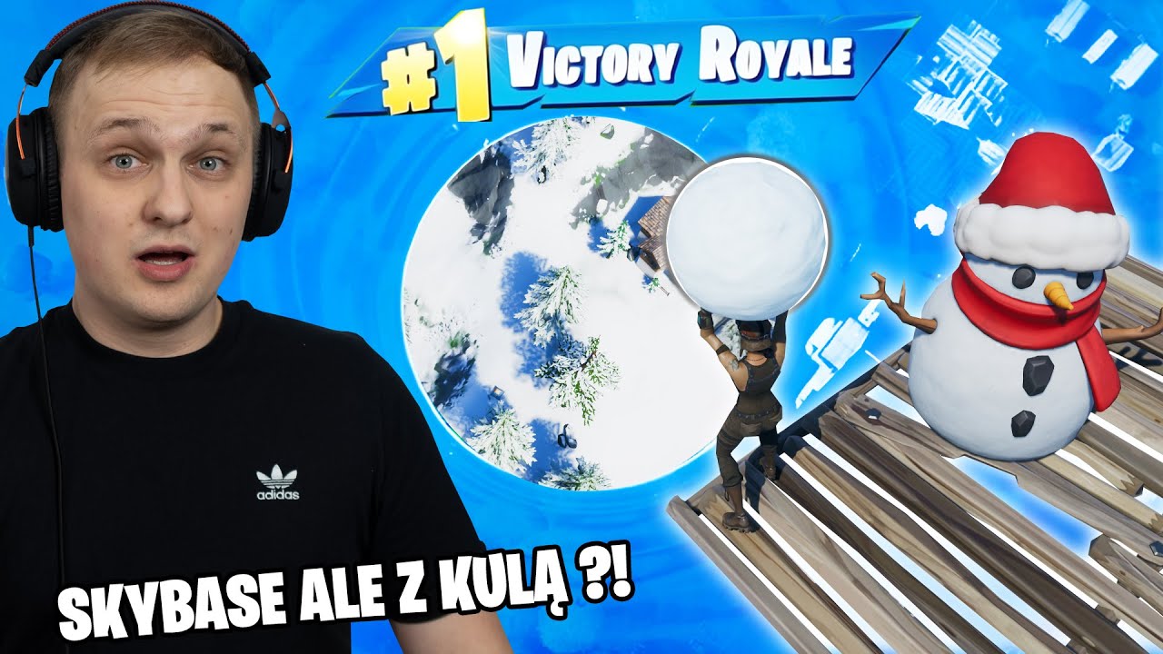 🔥SKYBASE ALE ZE ŚNIEŻNĄ KULĄ! *co to ma być?!* Fortnite