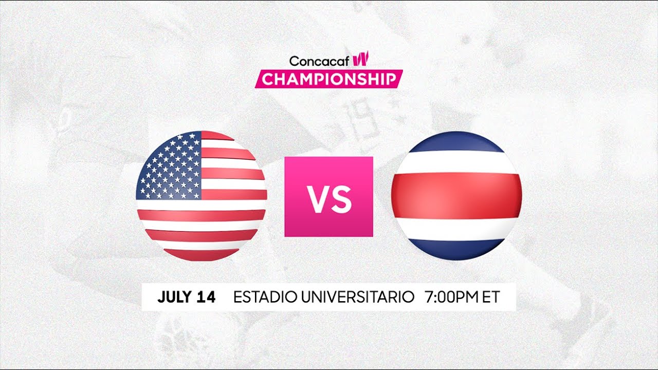 2022 Concacaf W Championship| United States vs Costa Rica