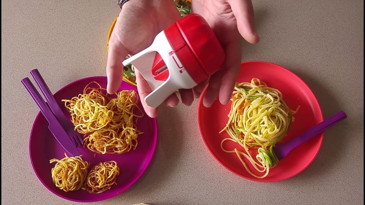 Vertigo Spiralino Handy Spiral Spiralizer Junior Espiral Manual Spiraliser Spirali Tupperware