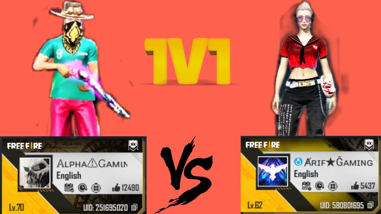 ARIF GAMING VS ALPHA GAMING CS BATTLE 1 VS 1 || ARIF GAMING ||