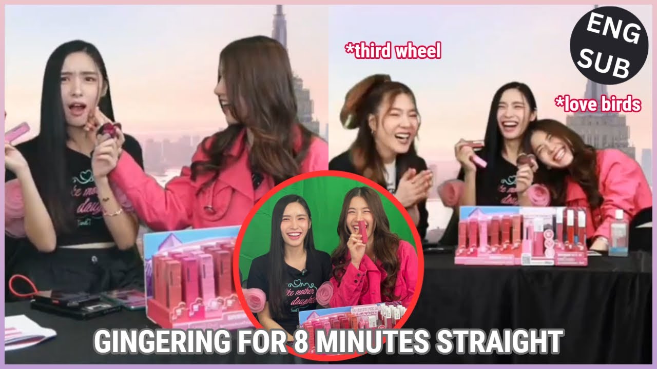 [AndaLookkaew] GINGERING MOMENTS During Maybelline Tiktok Live | Mumu(kiss) real quick!