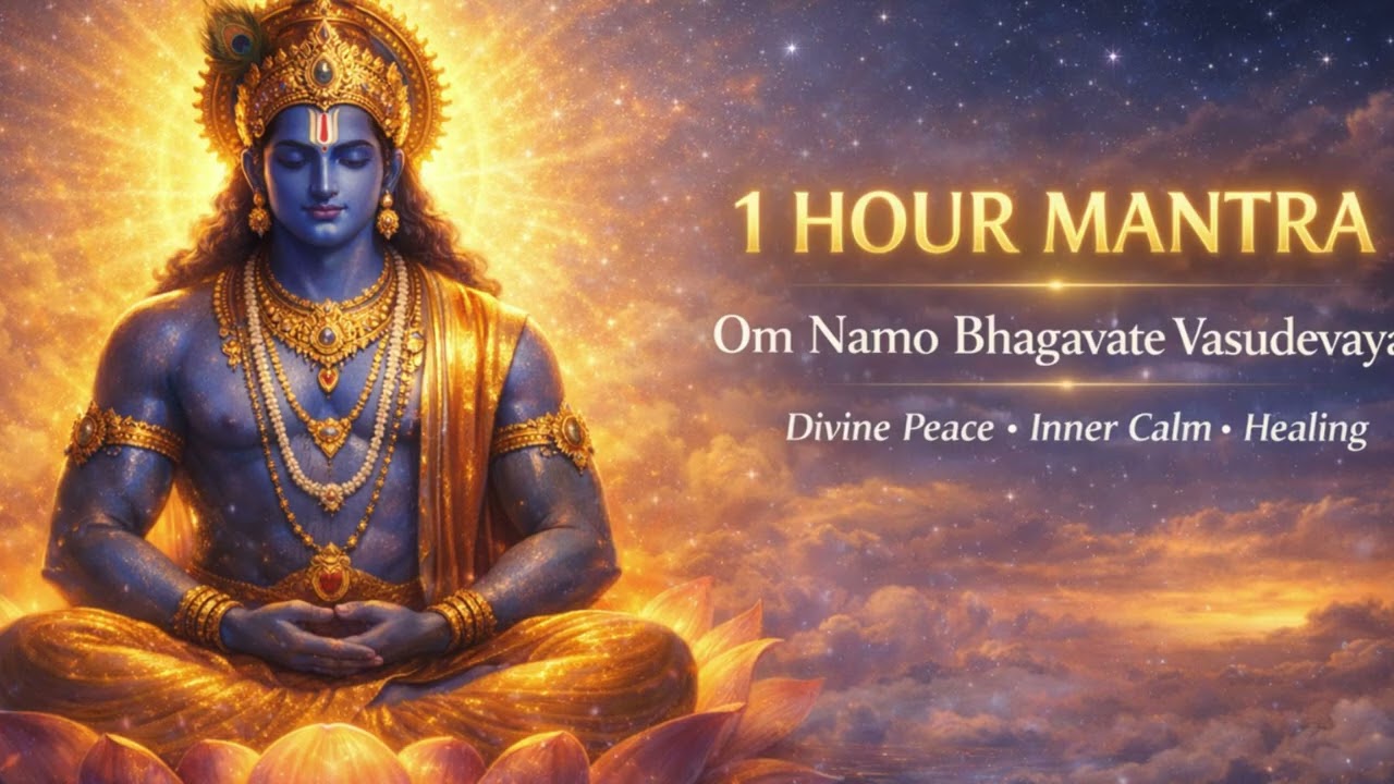Om Namo Bhagavate Vasudevaya | Krishna Mantra for Inner Peace & Calm | Shanti Space