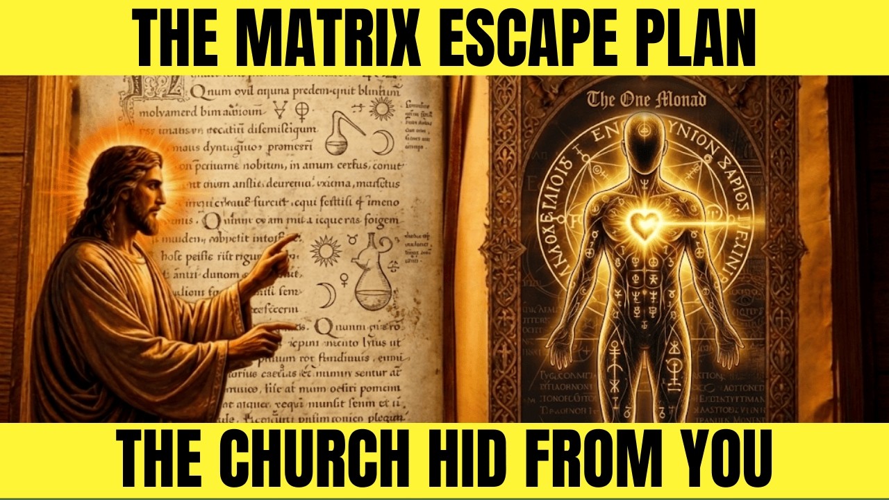 Jesus's Forbidden Secret: The Matrix Escape Plan The Church Hid From You.