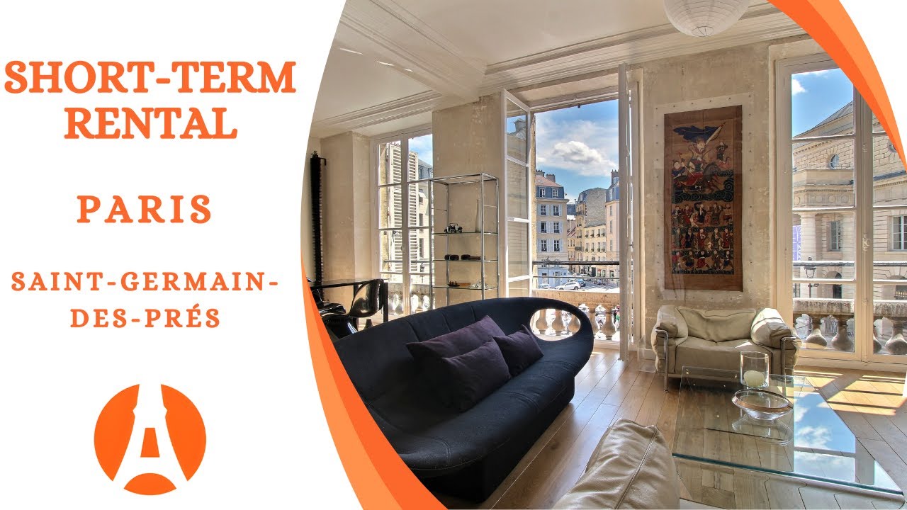 Short Term Rental in Paris with view on Odeon Theater, 1-Bedroom in Saint-Germain-des-Prés - 6107