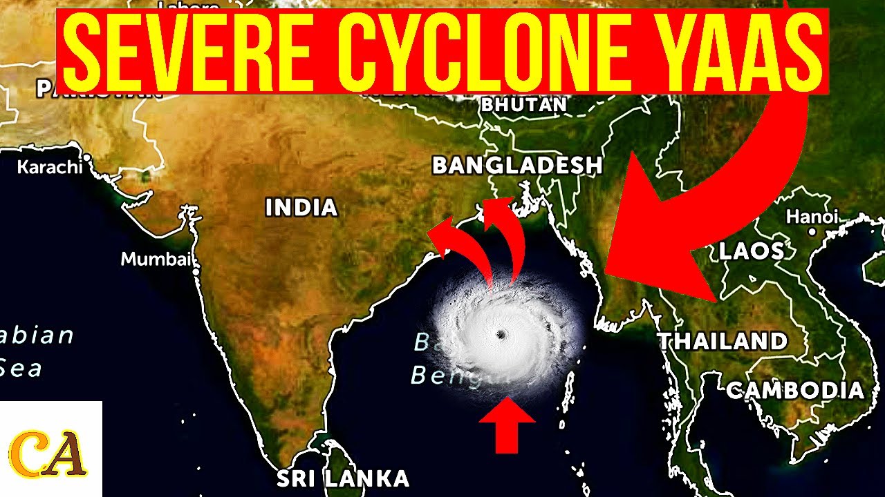Severe Cyclone Yaas inching closer to Odisha and West Bengal Coast | Speed and Path Update - 25 May