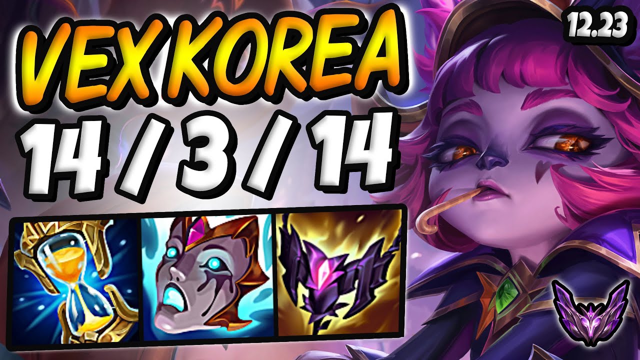 Powerfull Vex MID vs Akali | Korea Master Patch 12.23 | Season 12 ⚡