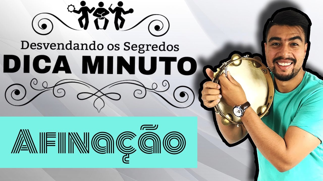 Dica Minuto - Como afinar o pandeiro!