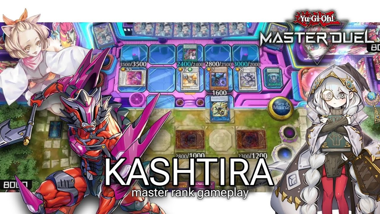 KASHTIRA GAMEPLAY | GOING SECOND MASTER RANK | YUGIOH MASTER DUEL
