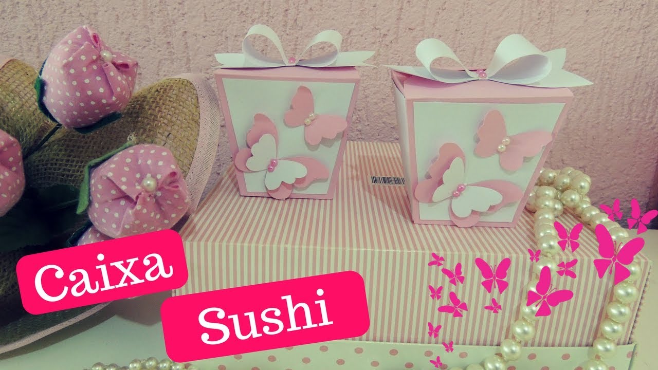 CAIXA SUSHI TEMA JARDIM || TAISA ALVES