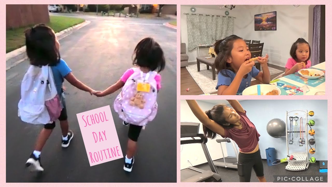 Morning Routine with Kids + Quick Workout for mom 
