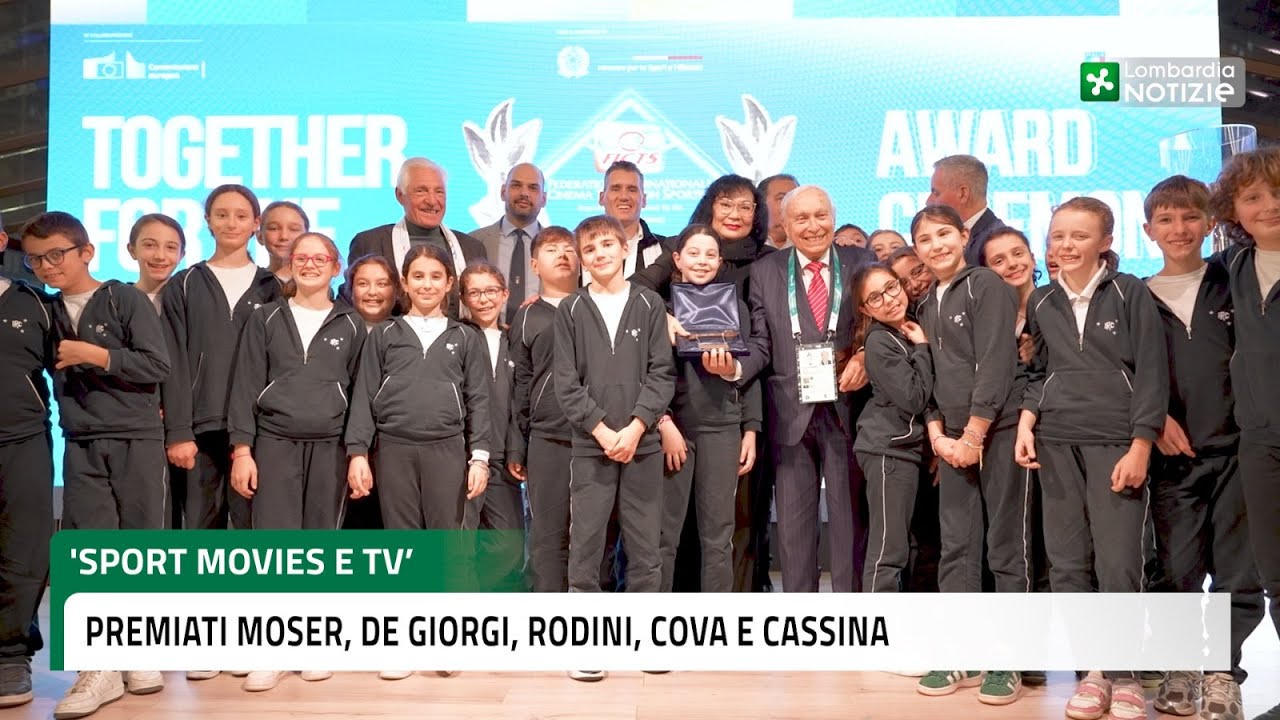 ‘Sport Movies e TV’, premiati Moser, De Giorgi, Rodini, Cova e Cassina