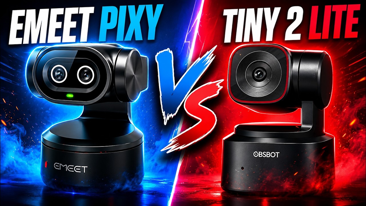 Emeet Pixy vs OBSBOT Tiny 2 Lite A Quick Side By Side
