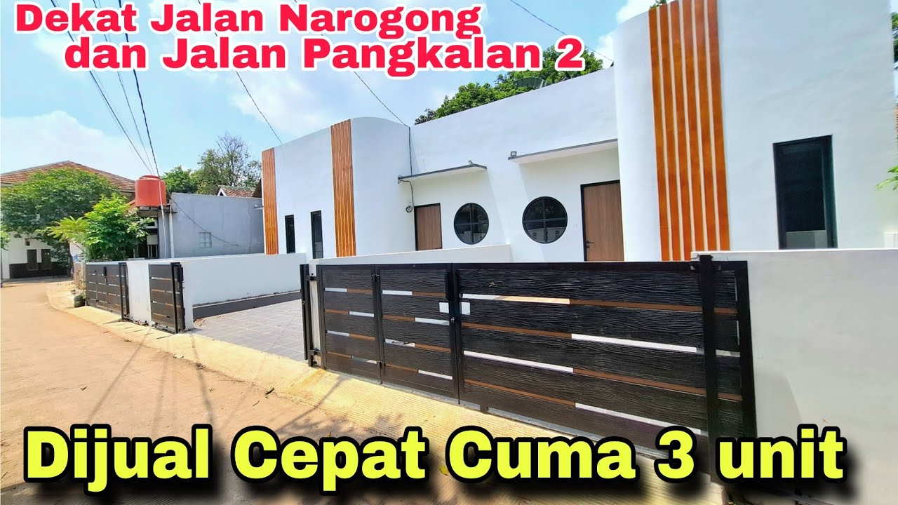 Rumah Modern di Jalan Narogong Bekasi Timur
