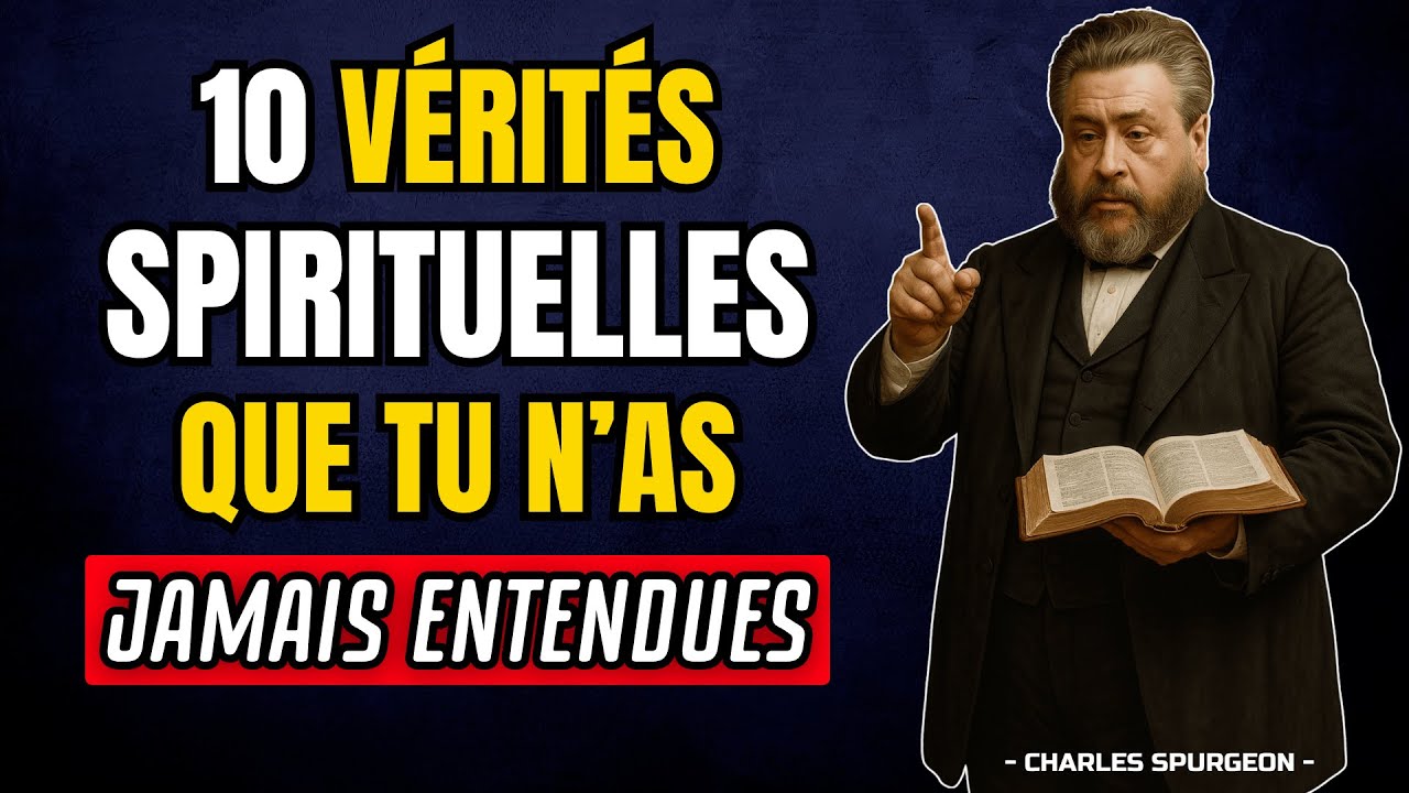 10 V&eacute;rit&eacute;s cach&eacute;es sur le monde spirituel r&eacute;v&eacute;l&eacute;es par le Saint-Esprit | Charles Spurgeon