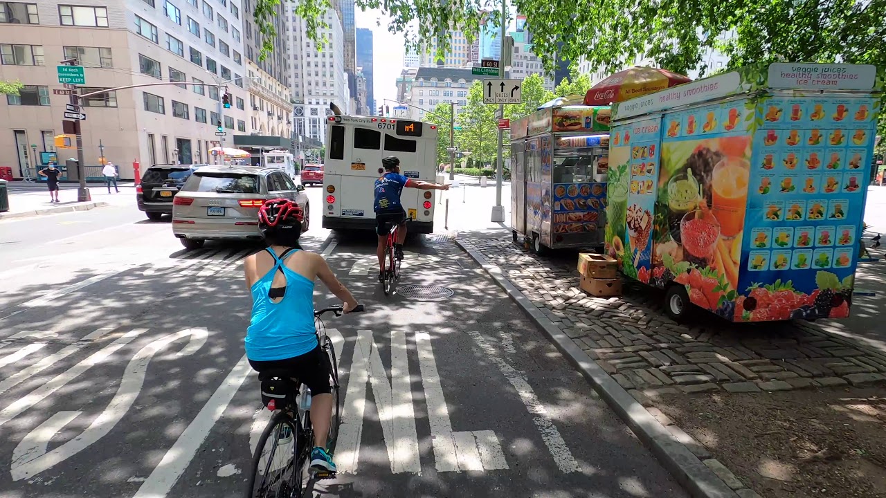 ⁴ᴷ⁶⁰ Cycling NYC (Narrated) : Midtown Manhattan to Hoboken, New Jersey (June 20, 2020)