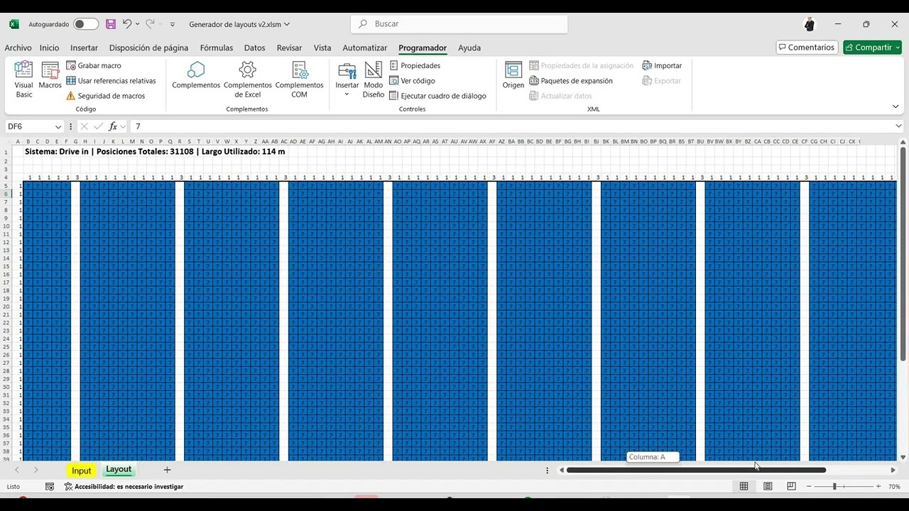 📦 Generador automático de layouts de almacenes 🏬