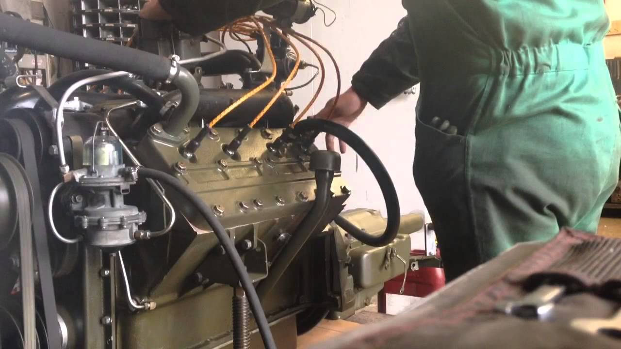 Engine Cadillac 346 1948 rebuilding