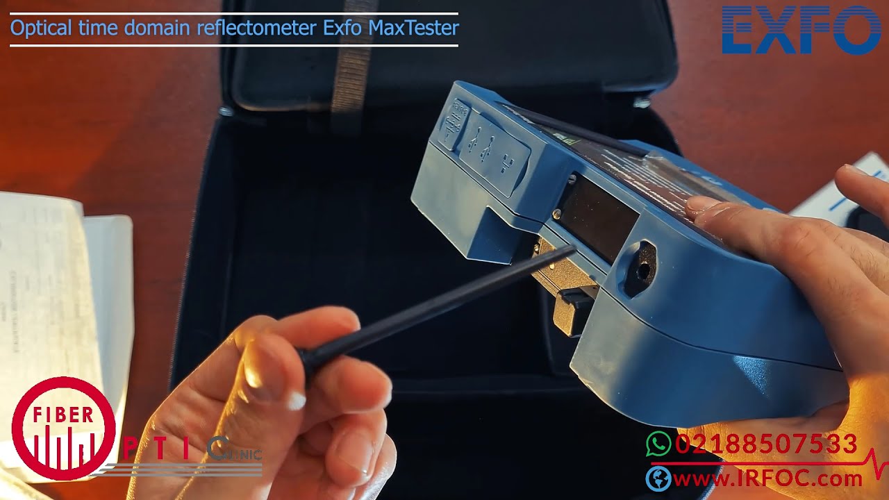 Unbox Exfo MaxTester 715B - last-mile OTDR||Optical time domain reflectometer