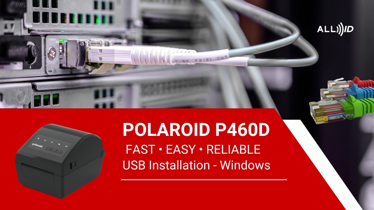 Polaroid P460D Thermal Label Printer - Installation via USB