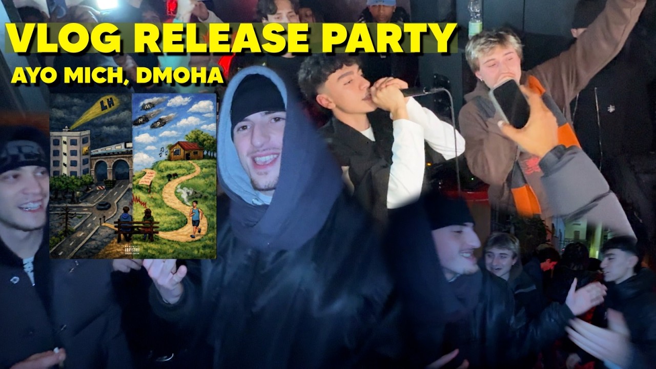 VLOG al RELEASE PARTY - CATARSI (ALBUM) (Ayo Mich, Dmoha, Kies First, Lesy, Dayvvv, Fem) - zande