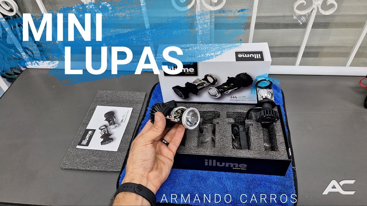 MINI Proyectores H4 Biled con lupas en faros de VW sin abrirlos | Armando Carros