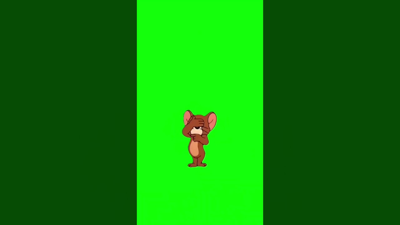 Jerry green screen #cartoon #greenscreen #free