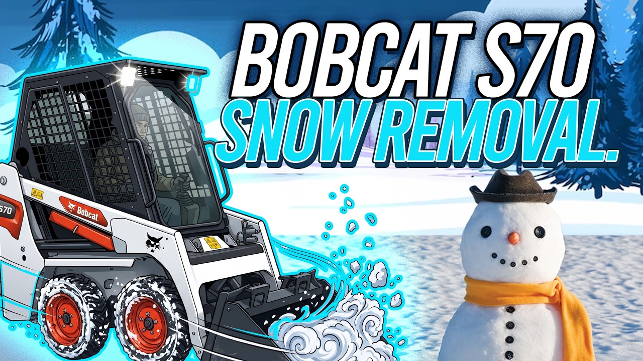 Bobcat S70:  snow removal.