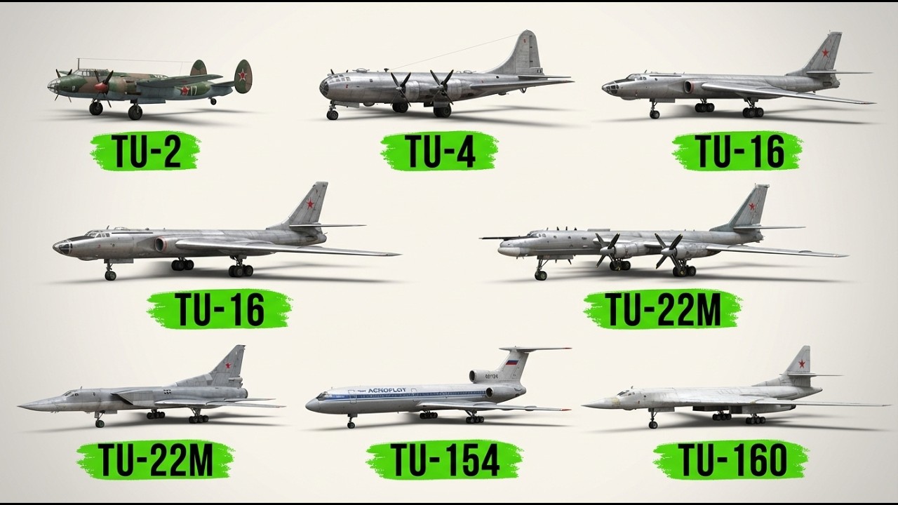 Every Tupolev Aircraft Explained