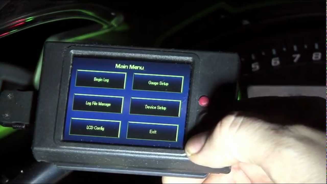 Power Commander Accessories:LCD-200 (Touch Screen Calibration & Gauge Setup)