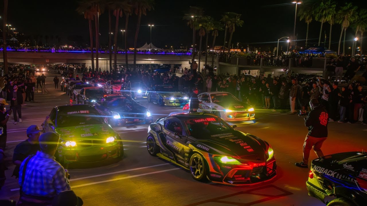 The Most INSANE Car Meet in Long Beach! (Type S Night Lights 2025)