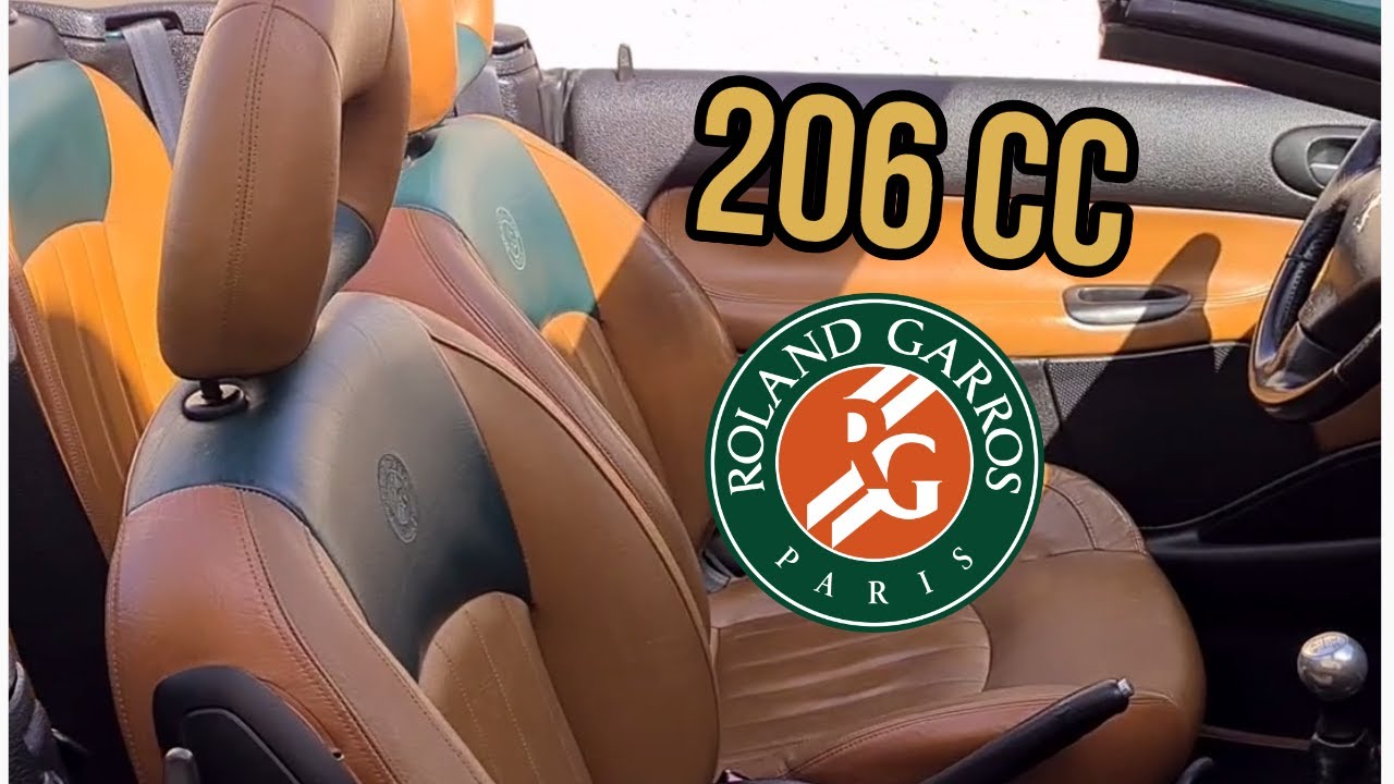 Rénover les sièges en cuir : 206 cc Roland Garros