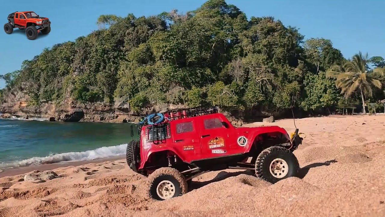 Mud, Power, and Grit: Red RC Car Takes Off-Road to the Extreme,Rc RED 76