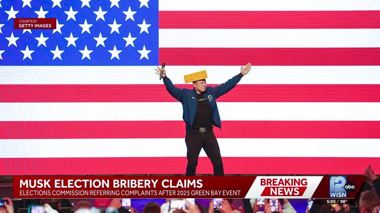 Wisconsin election commissioners refer complaints, say Elon Musk violated state's bribery law