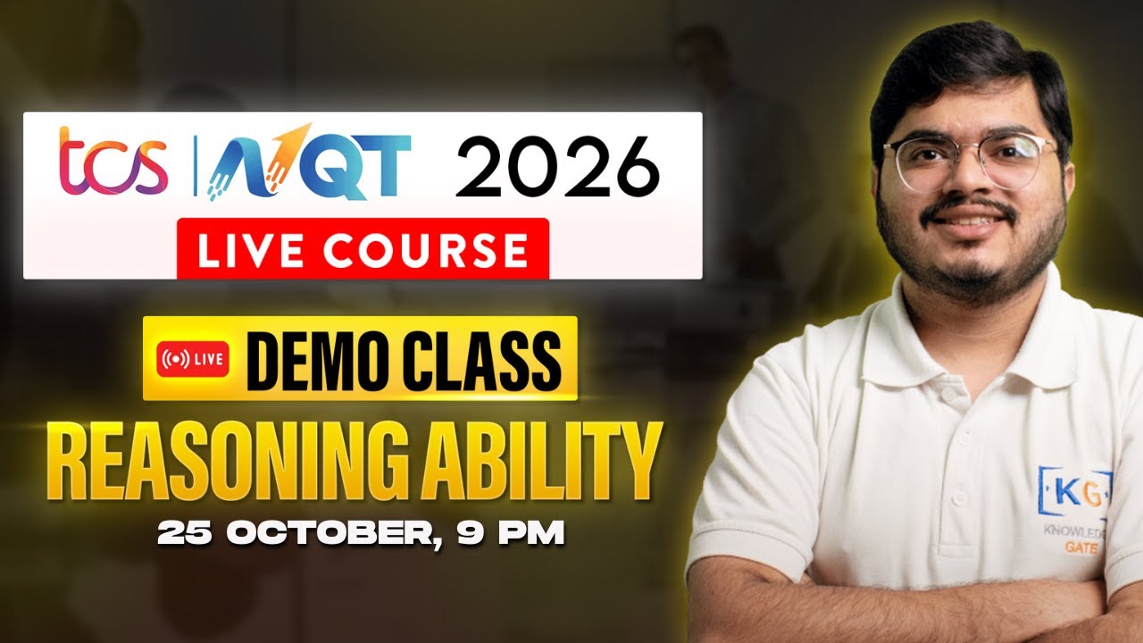 TCS NQT 2026 Reasoning Ability Preparation | Most Expected Questions & Tricks to Crack TCS NQT Exam