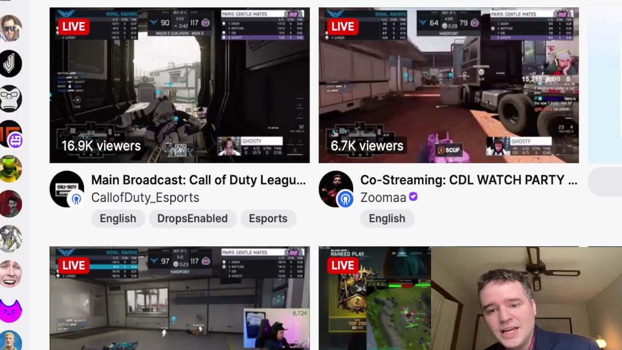 CoD Black ops 7 wins as the Twitch game with the best market share. Streamers, pay attention.