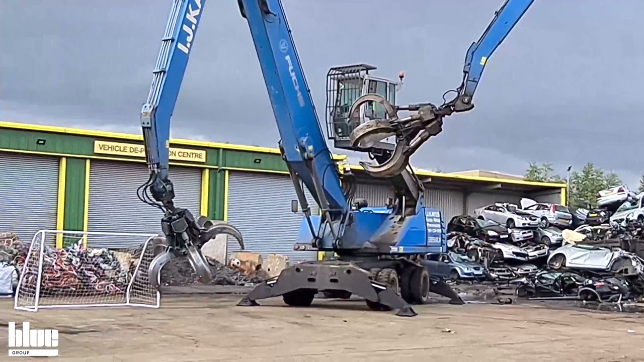 Watch these pair of Fuchs Material Handlers playing football!