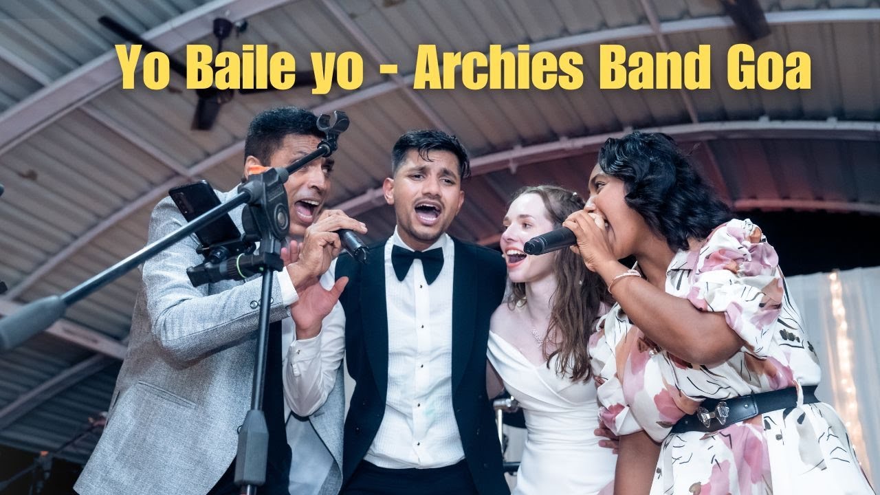 Groom Rocking The Stage along with the Archies Band Goa | Yo Baile Yo | Bebdo | Goa Weddings