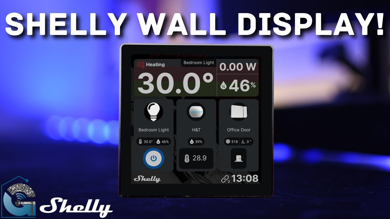 Shelly Wall Display - como instalar e funcionalidades!