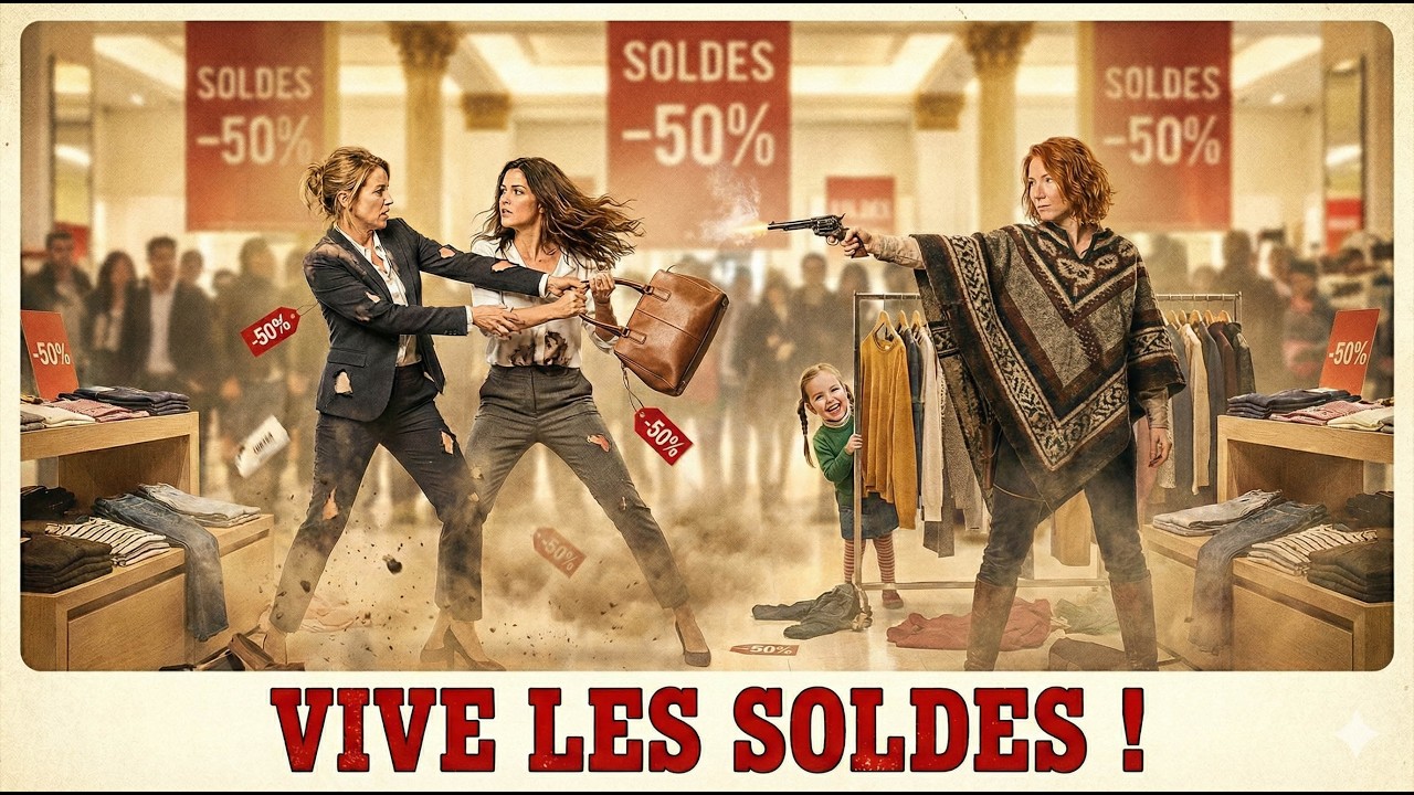 Quand les soldes entre filles tournent à l'affrontement (court métrage)  