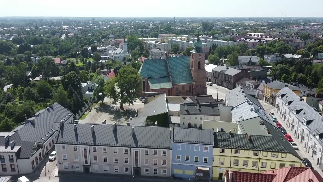 stare miasto Sieradz z lotu ptaka-2022