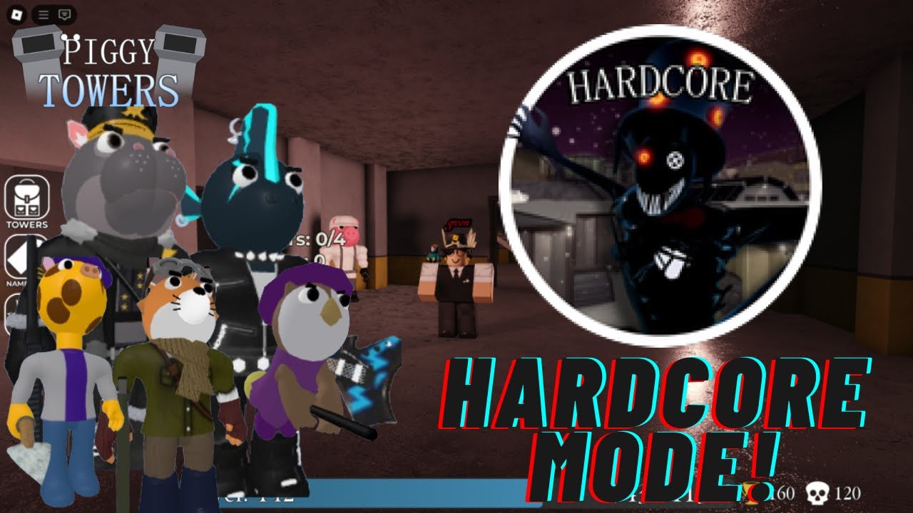 HARDCORE MODE EN PIGGY: TOWERS (SHIP MAP)