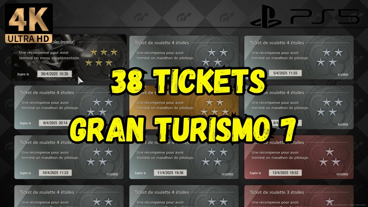 Gran Turismo 7 - 38 TICKETS : CHANCEUX OU PAS ?